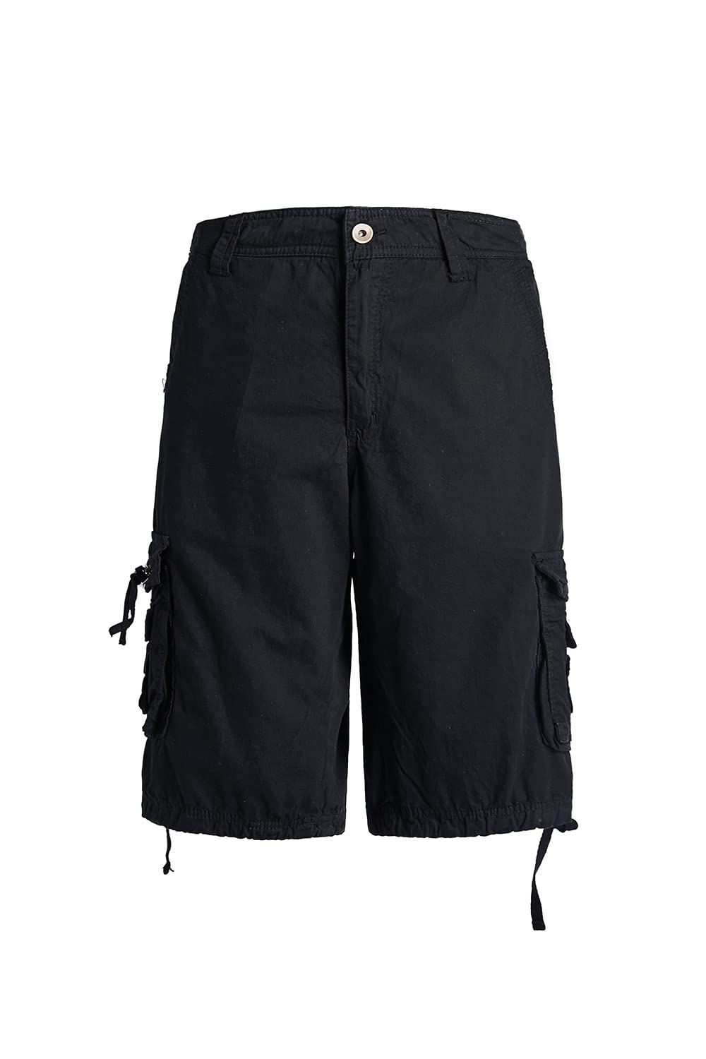 Yasumond Big and Tall Cargo Shorts for Men - Cotton Loose Fit with Multiple Pockets - Perfect for Outdoor Activities, Hiking, and Casual Wear