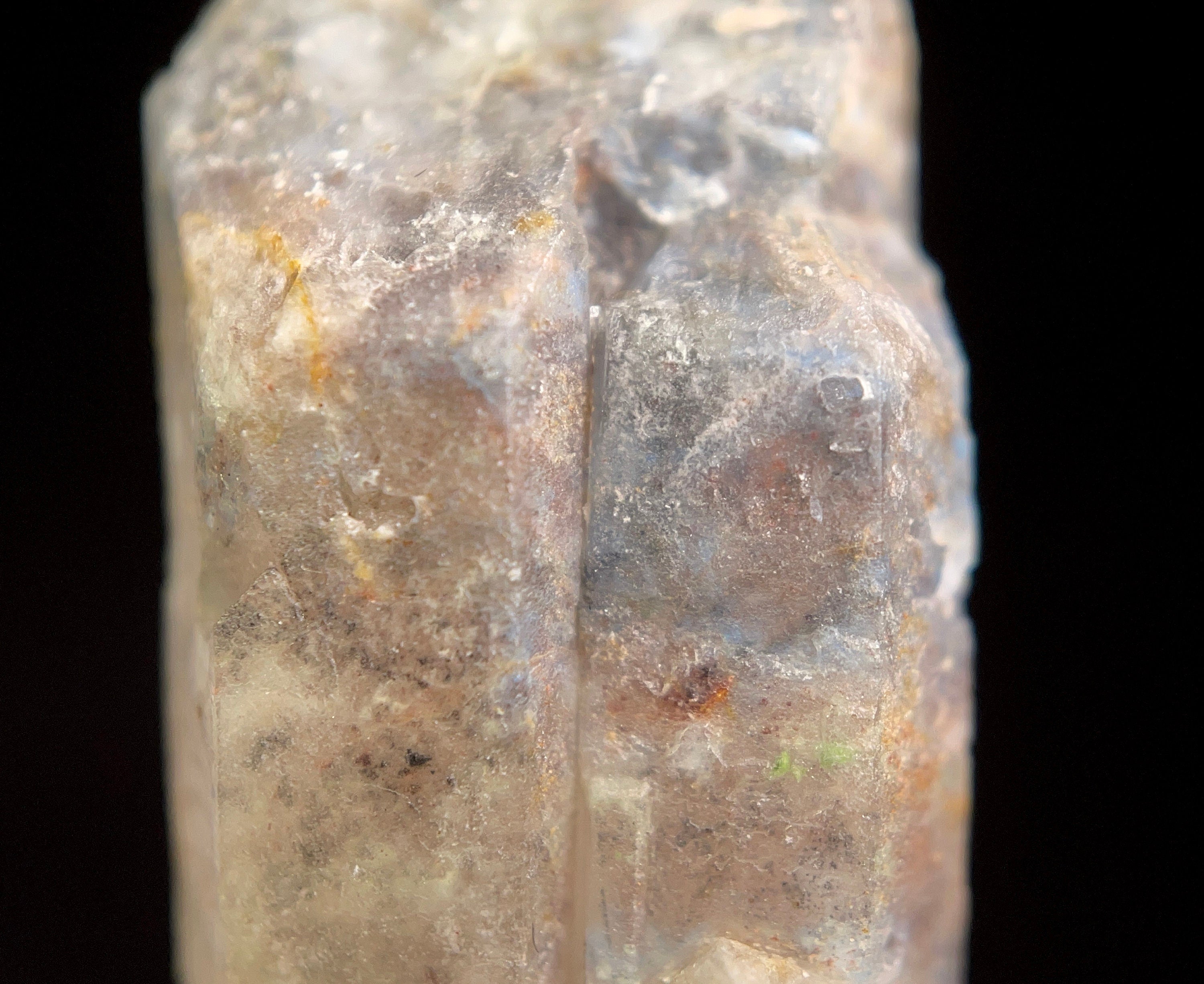 PAPAGOITE in QUARTZ Raw Crystal - Rare Metaphysical Healing Stone for Meditation, Energy Work & Spiritual Growth | Natural Mineral Specimen for Collectors & Crystal Enthusiasts