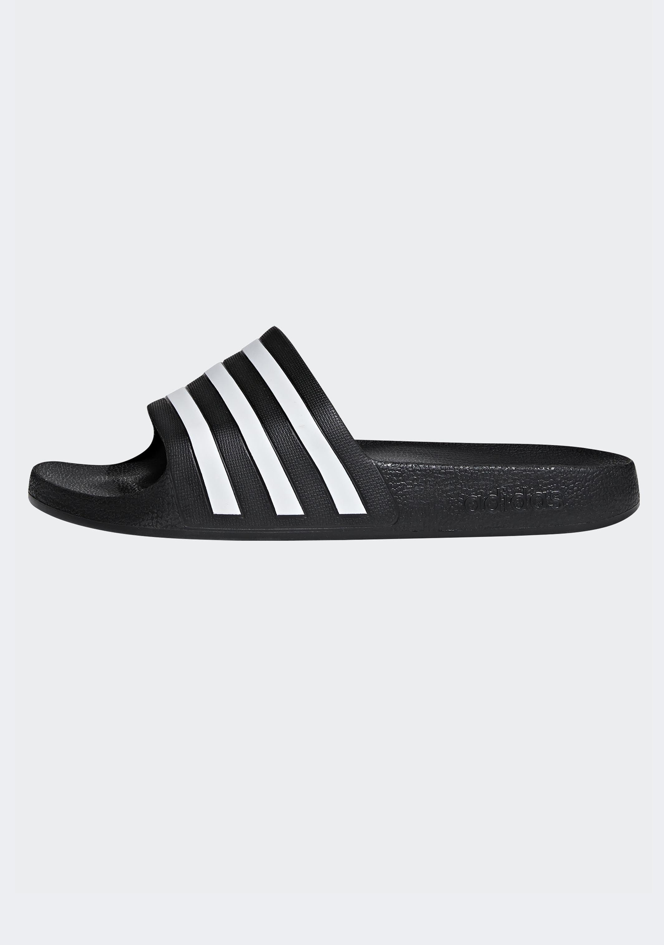 Adidas Men's Adilette Aqua Slide Sandals - Comfortable Waterproof Pool Slides for Men - Perfect for Beach, Pool, Gym & Shower Use