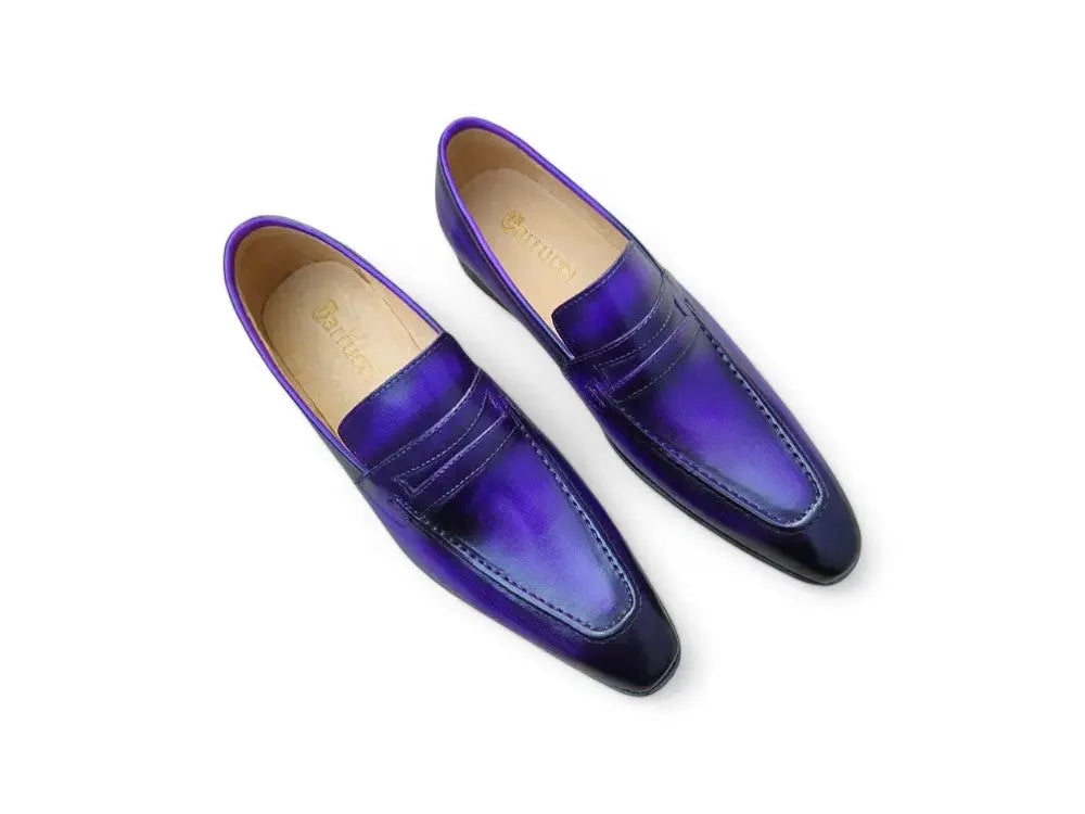 Premium Genuine Leather Penny Loafers for Men - Slip-On Comfort & Classic Style - Perfect for Business, Casual & Formal Occasions