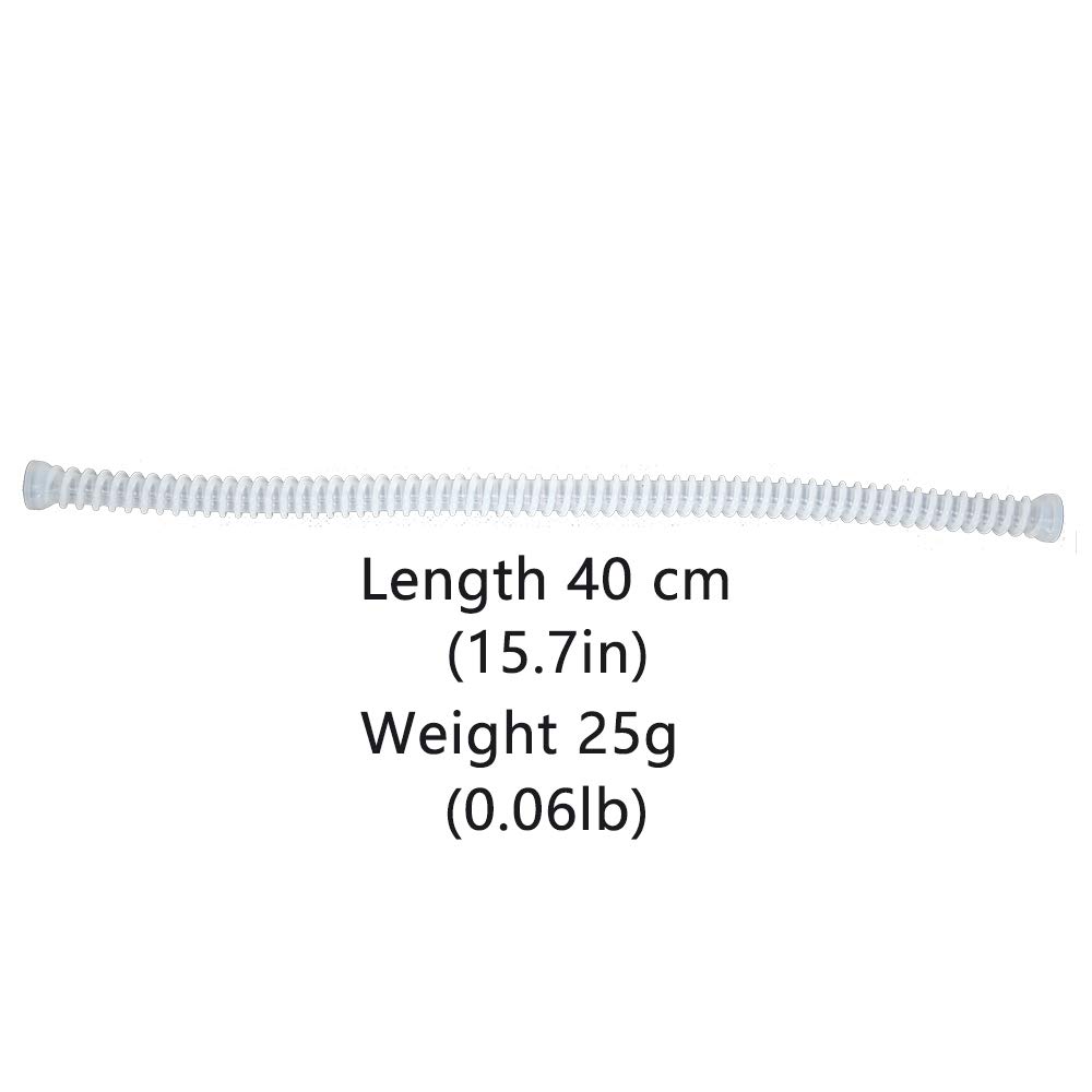 (2 Pack) Compatible with Rsenr R18 & BROAD AirPro FB2 Silicone Air Tubing Hose - White Replacement Tubing for CPAP, Oxygen Concentrators & Home Medical Devices