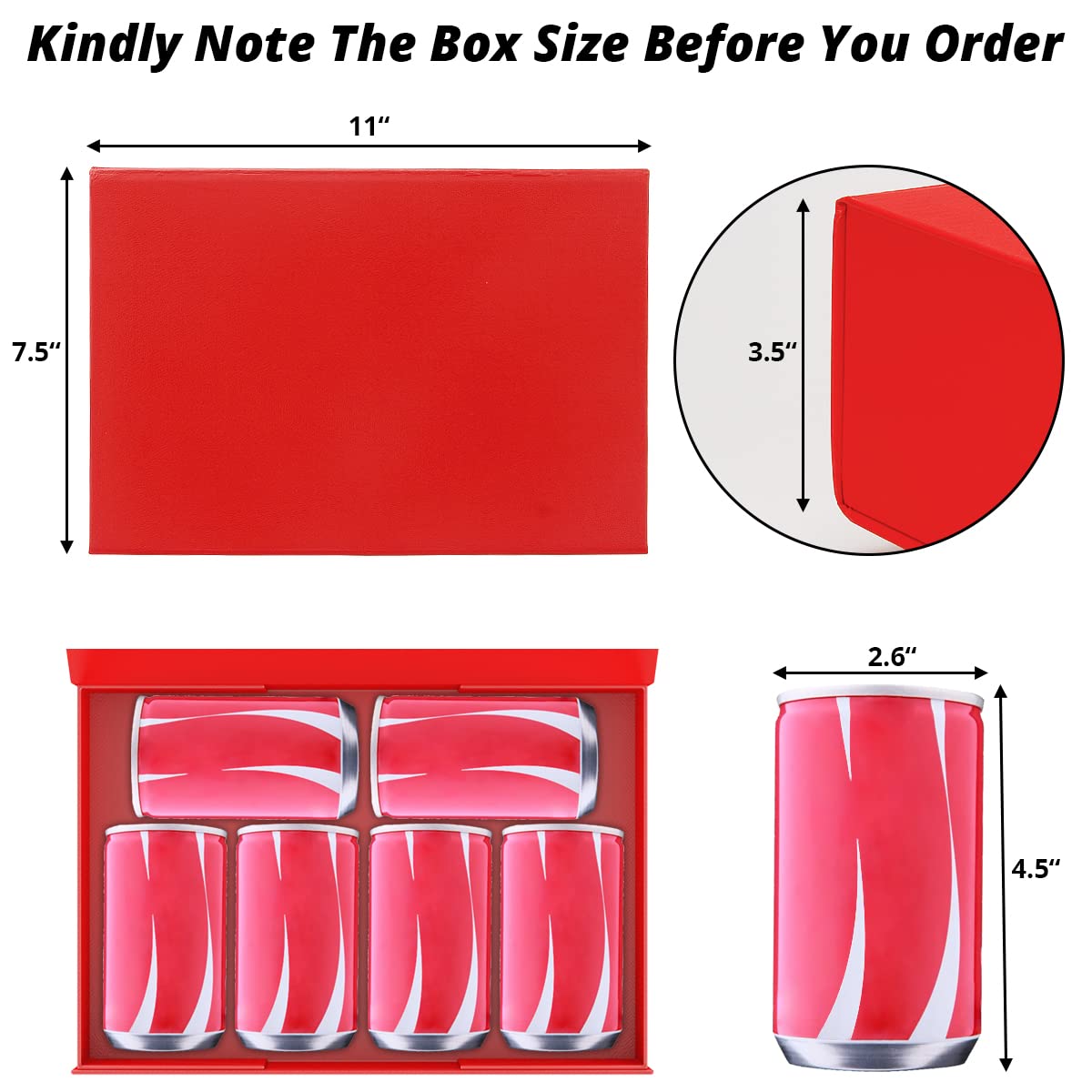11x7.5x3.5 Inch Red Magnetic Closure Gift Box Set - Includes Greeting Card, Ribbon & Paper Filler for Christmas, Birthday & Holiday Gift Wrapping - Perfect for Jewelry, Cosmetics & Luxury Present Packaging