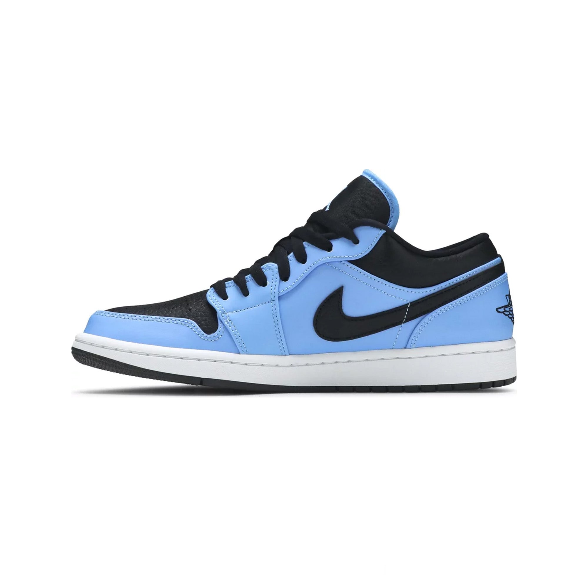 Air Jordan 1 Low 'University Blue Black' Sneakers (2020) - Men's Basketball Shoes for Casual Wear & Street Style
