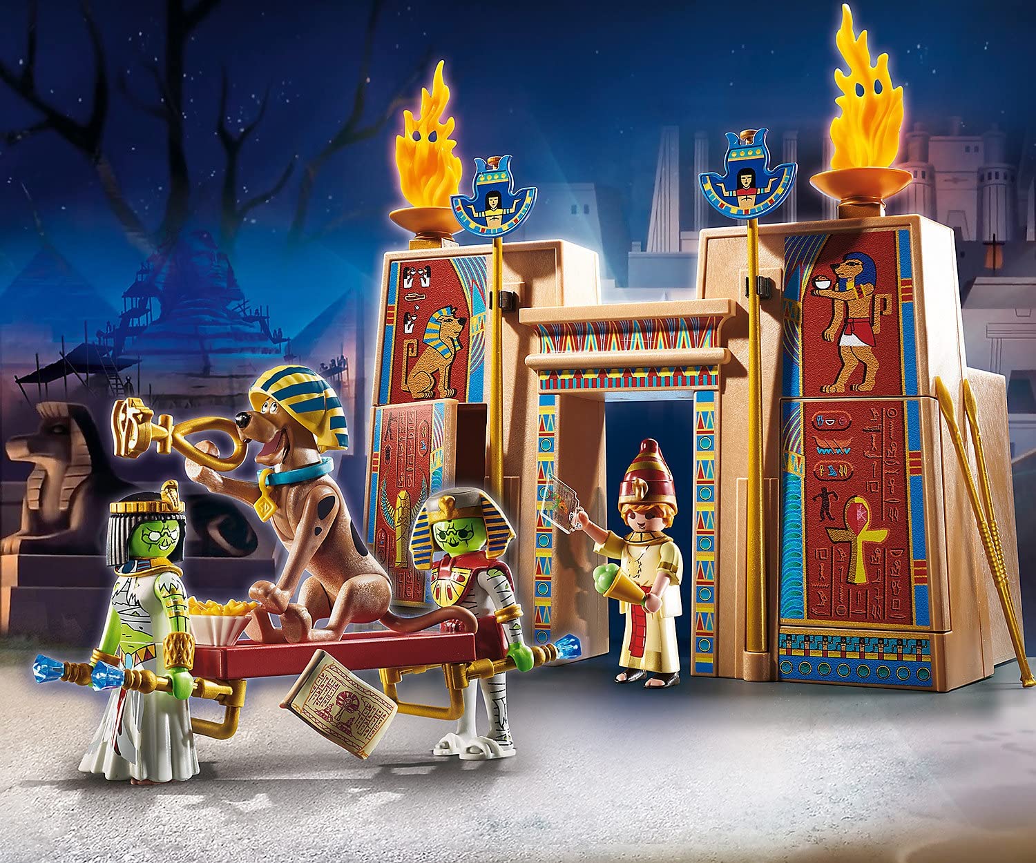 PLAYMOBIL Scooby-Doo! Egypt Adventure Playset 70365 - Mystery Solving Toy Set for Kids, Collectible Action Figures with Ancient Egyptian Theme - Perfect for Birthday Gifts & Imaginative Play
