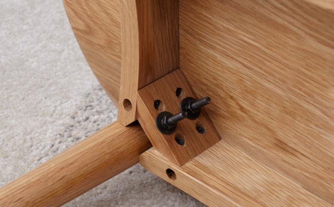Solid Wood Bench - Oak, Black Walnut, Ash, Cherry - Handcrafted Rustic Stool for Entryway, Kitchen, or Garden Seating