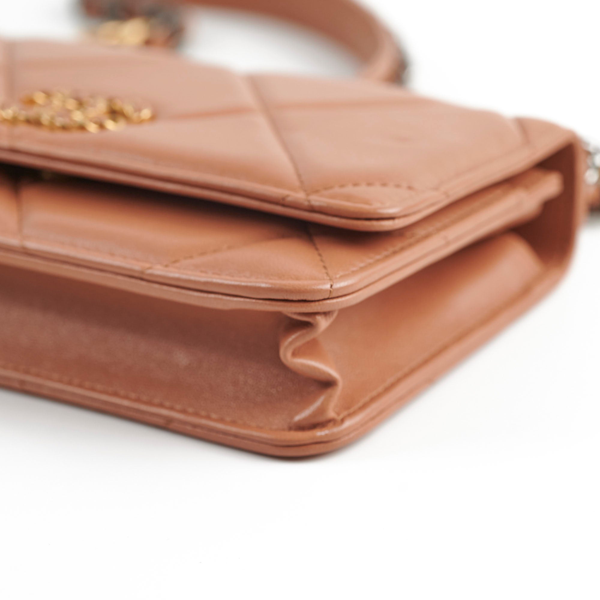 Chanel 19 Wallet On Chain WOC Bag in Caramel - Luxury Crossbody Bag for Women, Perfect for Parties, Date Nights & Everyday Use