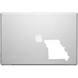 Missouri Show Me State Pride Vinyl Decal Sticker - 5 Inch White Car & Laptop Decal - Perfect for Vehicles, Computers, Windows & Water Bottles to Show State Pride