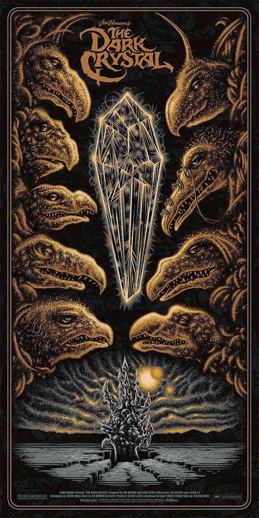 Dark Crystal Movie Poster - Vintage Fantasy Art Print for Home Decor, Bedroom & Office Wall Art - Perfect for Fans & Collectors