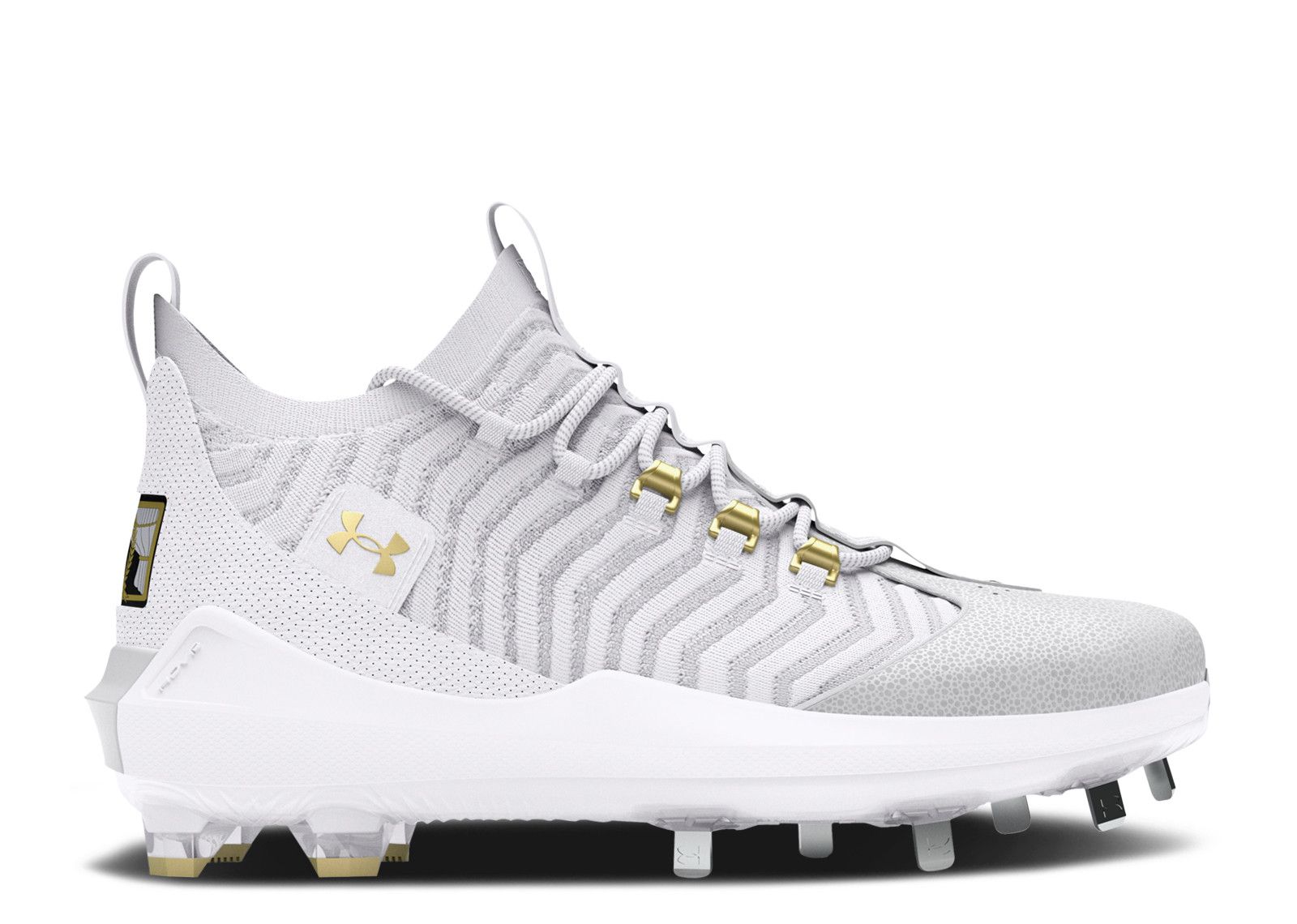 UA Leadoff Harper 9 Pro ST White Men's Baseball Cleats - Lightweight Performance Shoes for Baseball Training & Games | Perfect for Field Sports & Athletic Wear