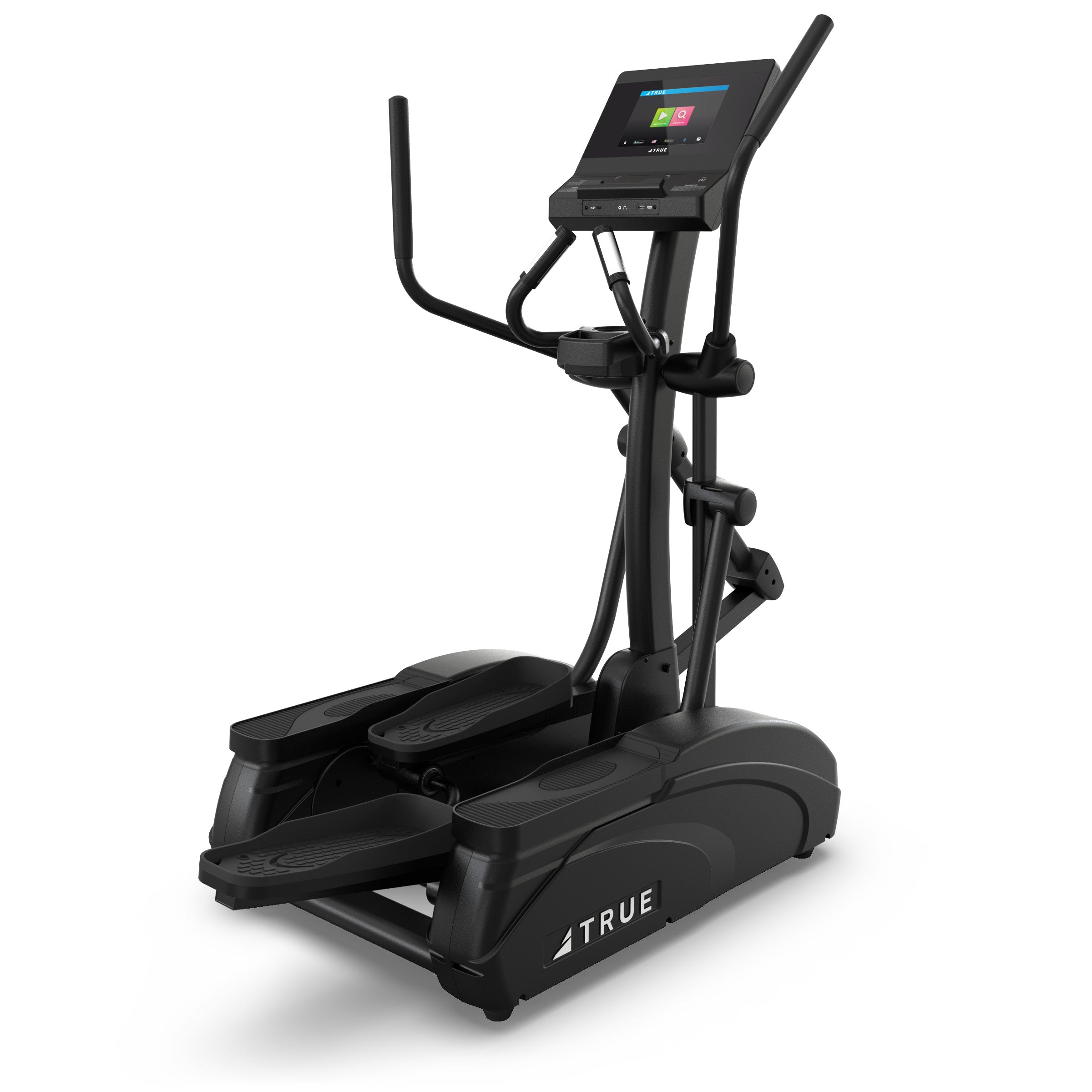 TRUE Fitness Launch Elliptical Machine - Low Impact Cardio Trainer for Home Gym, Full Body Workout Equipment - Perfect for Small Spaces & Apartment Fitness
