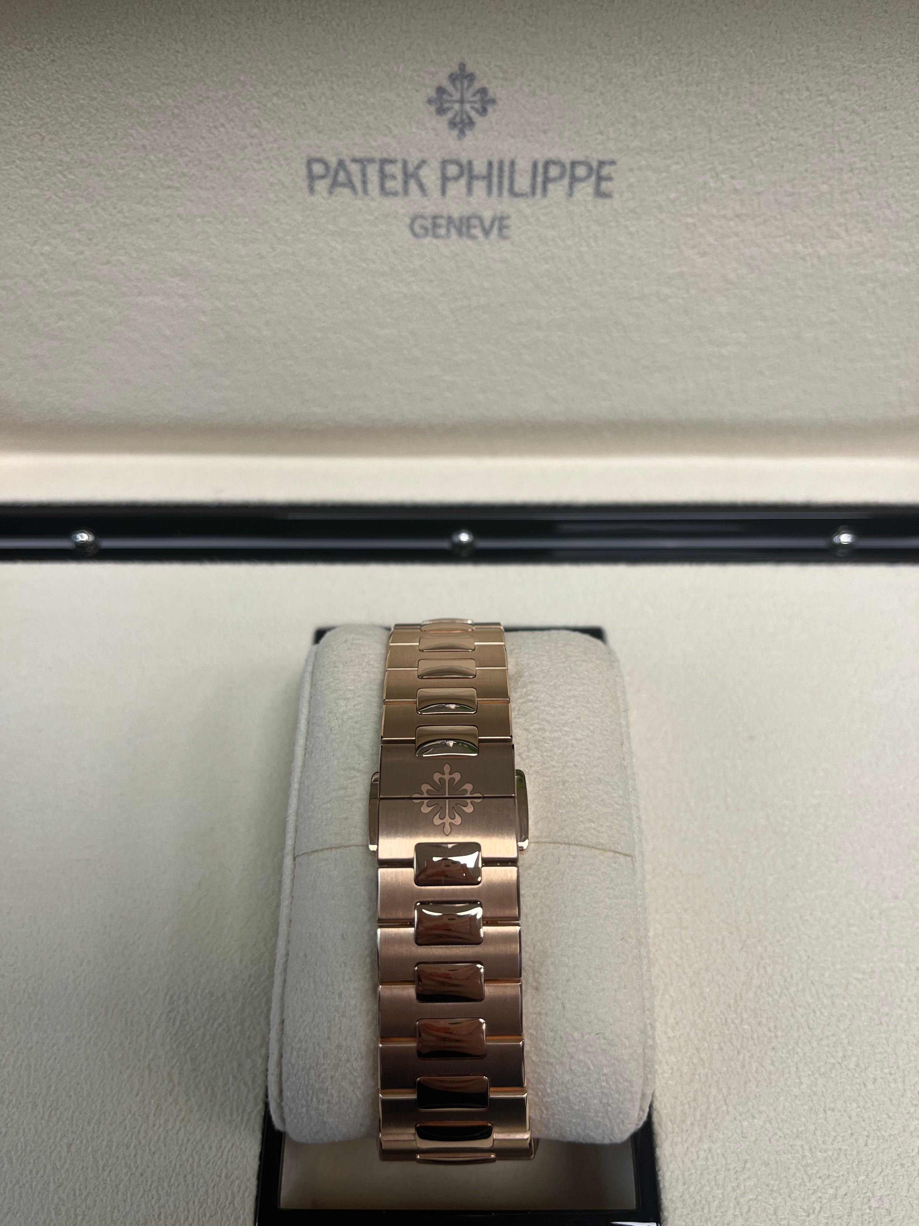 Patek Philippe Nautilus Rose Gold Watch with Black Gradient Dial - Ref#5980/1R 001 - Luxury Swiss Timepiece for Men, Business Meetings & Special Occasions