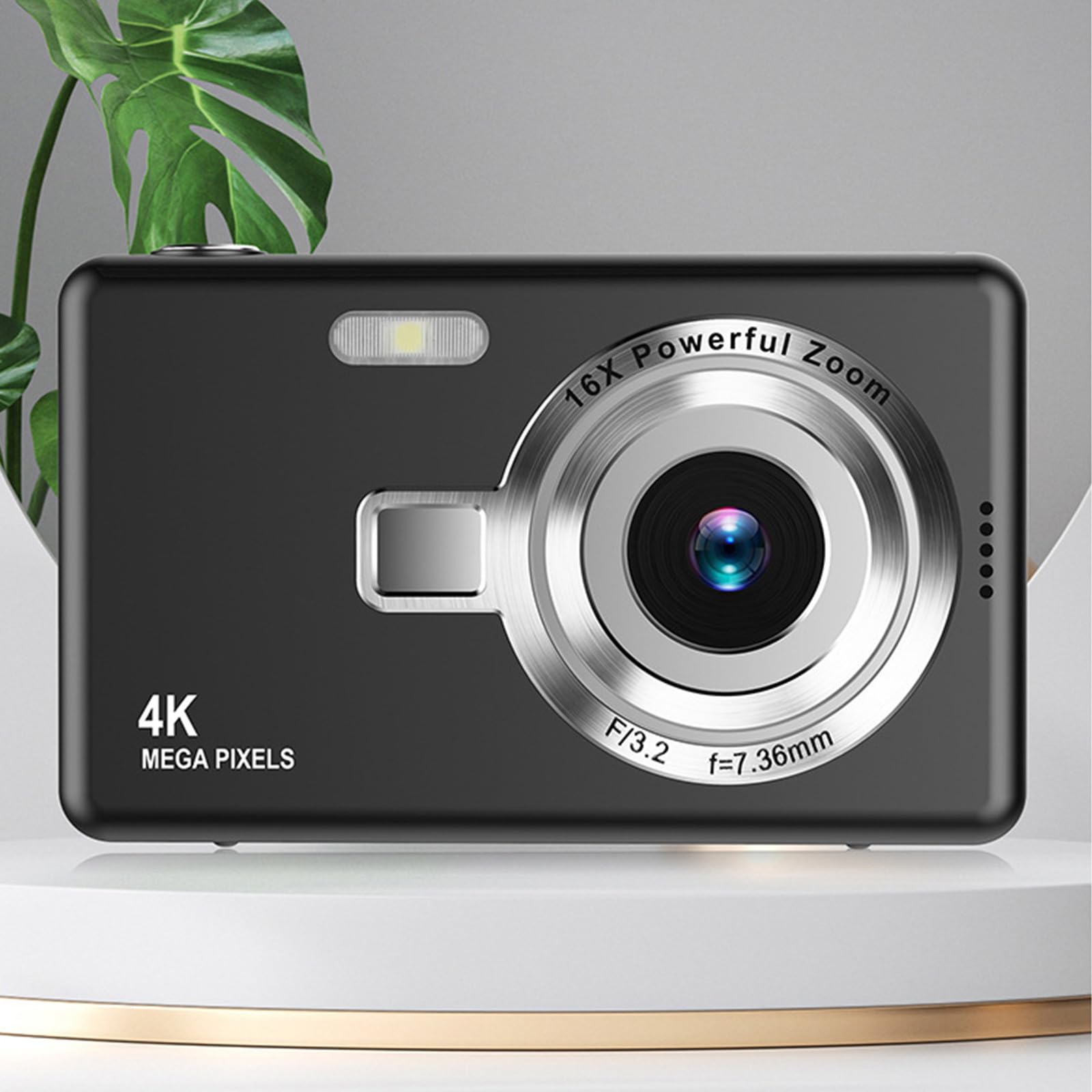 48MP 1080P HD Digital Camera with Electronic Stabilization & 16X Zoom - Portable CCD Camera for Travel, Vlogging, and Photography | Perfect for Beginners and Professionals