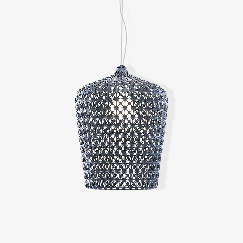 Stylish Kabuki Pendant Lamp - Modern Japanese Inspired Hanging Light Fixture for Dining Room, Kitchen Island & Bedroom Decor