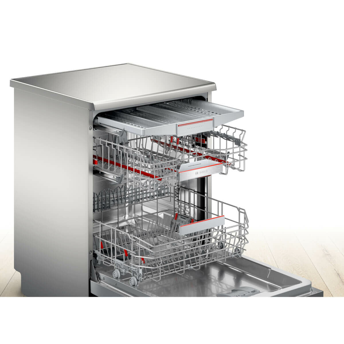 Bosch Serie 6 Freestanding Dishwasher with Wi-Fi Connectivity - SMS6HCI02A - Perfect for Modern Kitchens & Smart Homes