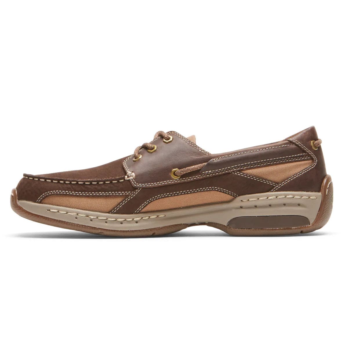 Dunham Captain Waterproof Boat Shoes for Men - Slip-Resistant Deck Shoes for Boating, Fishing & Outdoor Activities