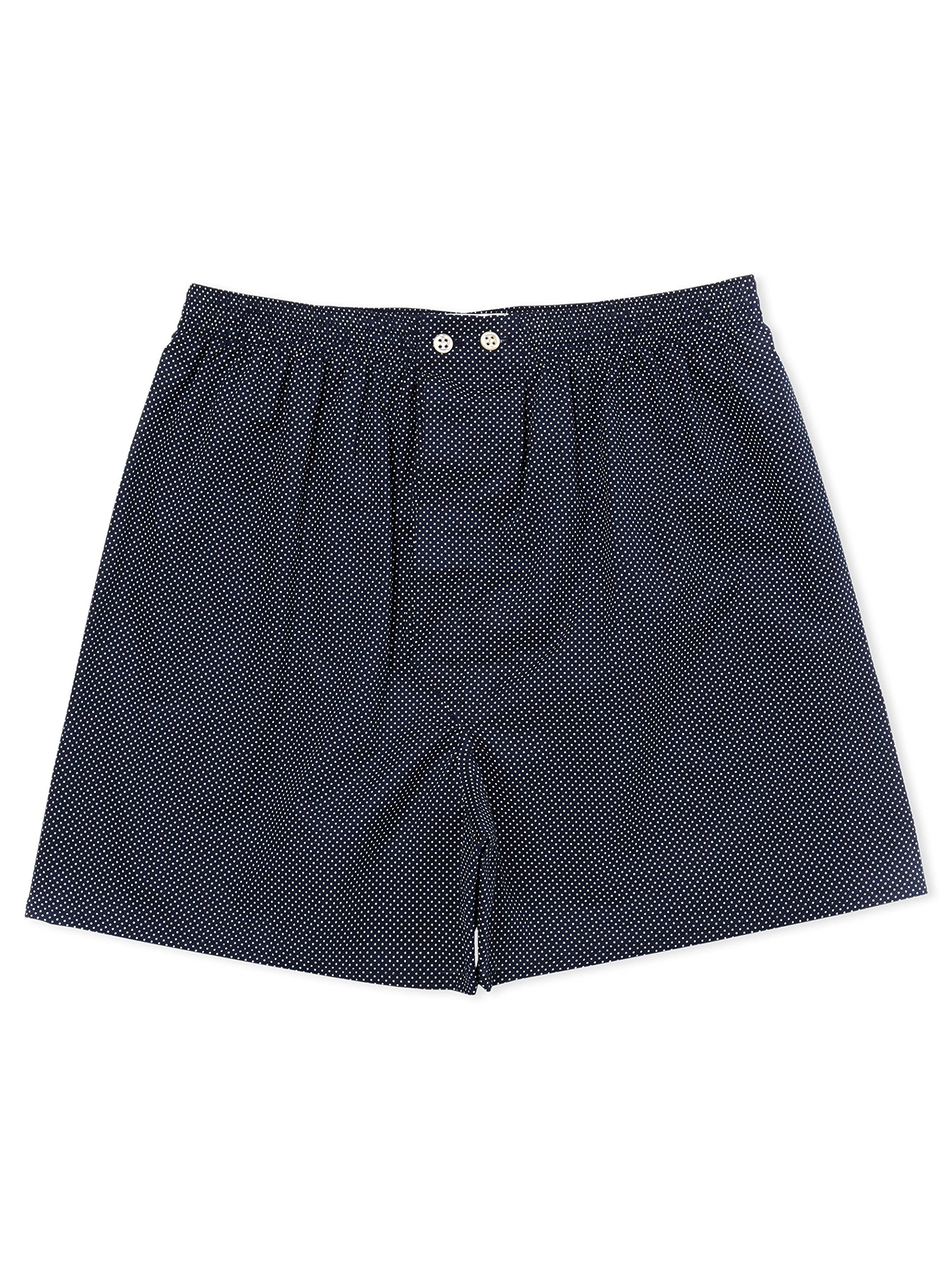 Premium Derek Rose Classic Fit Cotton Boxer Shorts - Men's Breathable Underwear for All-Day Comfort - Perfect for Work, Travel & Lounge Wear