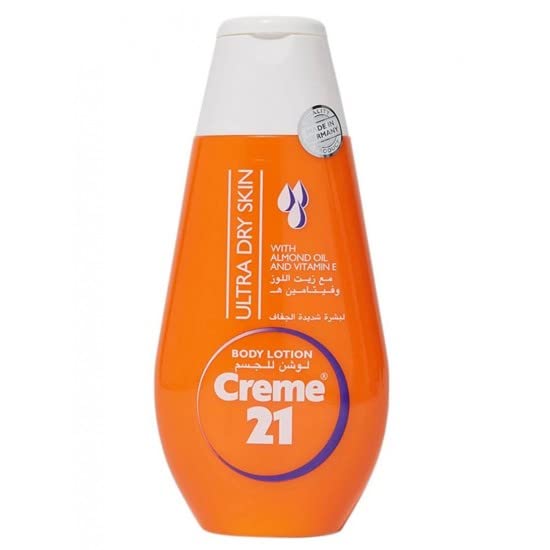 Creme 21 Body Lotion for Dry Skin - 400ml Moisturizing Cream with Shea Butter & Vitamin E | Hydrating & Nourishing for Smooth Skin | Perfect for Daily Use, After Shower & Winter Care