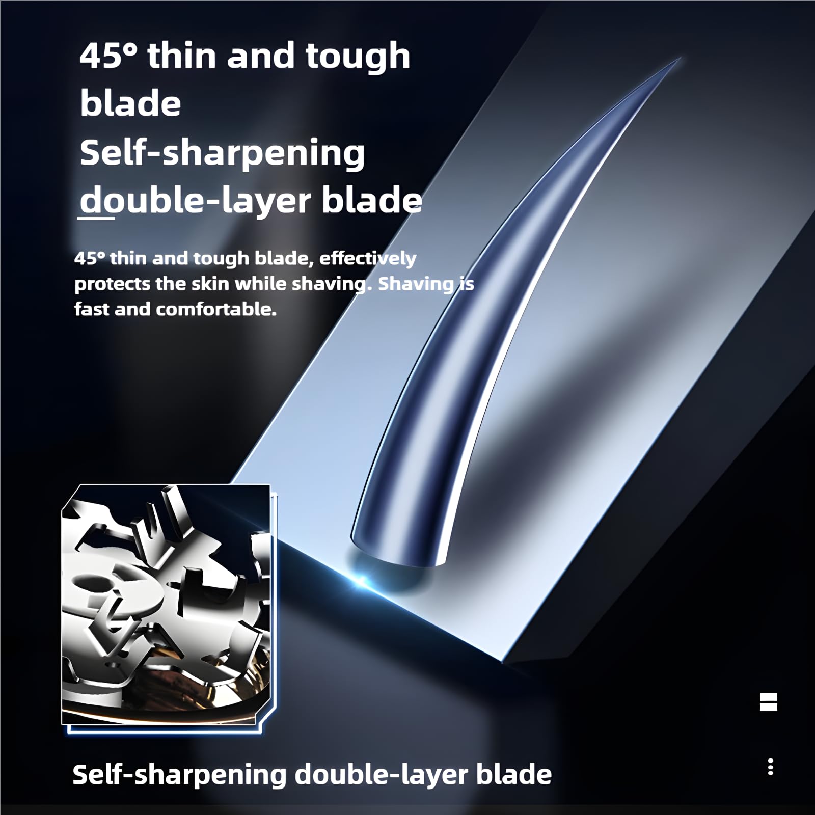 2025 New Mini Electric Shaver for Men - Portable Rechargeable Waterproof Travel Razor | Perfect for Daily Shaving & On-the-Go Grooming | Ideal Gift for Business Trips, Camping & Home Use (Gold)