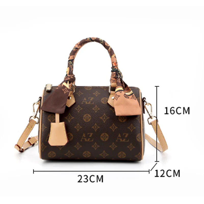 Luxury Designer Crossbody Shoulder Bag for Women - AZ 23x12x16 Purse, Handbag, Clutch & Travel Tote | Perfect for Work, Evening Events & Daily Use
