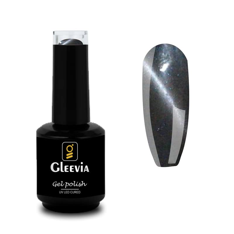 Gleevia Cat-Eye UV Gel Nail Polish for Beginners & Professionals - 15ml Brush Cap Bottle, Shade Code C7 - Long-Lasting Salon-Quality Manicure for Home & Professional Use