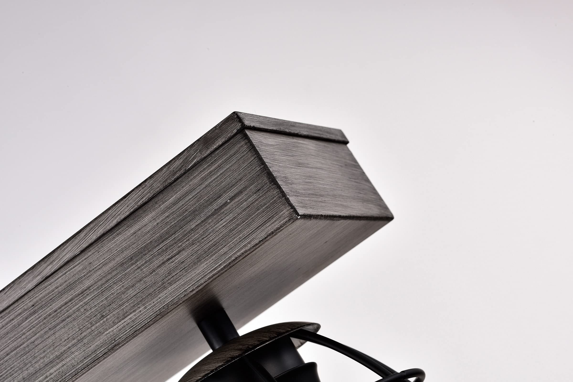 Modern Farmhouse Linear Kitchen Island Pendant Light - 4-Light Black & Wood Chandelier with Cage Design for Kitchen, Dining Room & Breakfast Nook | Rustic Industrial Lighting Fixture for Home Decor
