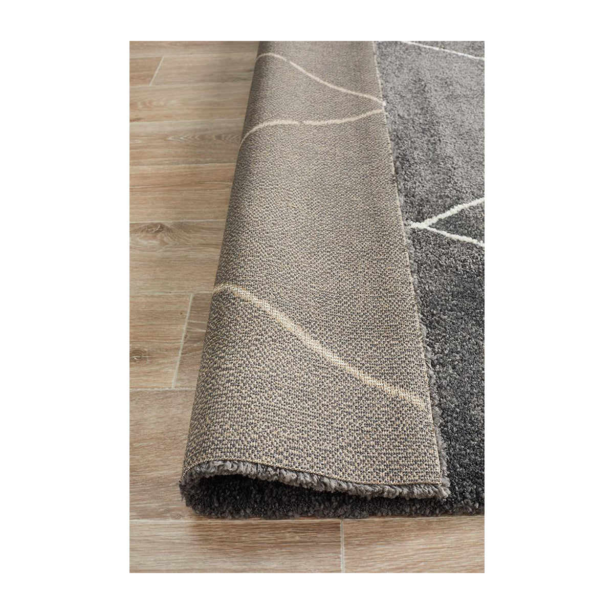 Premium Broadway 931 Area Rug - Soft Charcoal Gray Modern Rug for Living Room, Bedroom & Office - Non-Slip, Stain-Resistant Home Decor