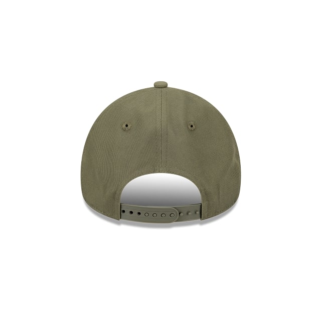 Las Vegas Raiders New Era 9FORTY A-Frame Snapback Hat - Olive Green Adjustable Baseball Cap for Men & Women - Perfect for Game Day, Sports Events & Casual Wear