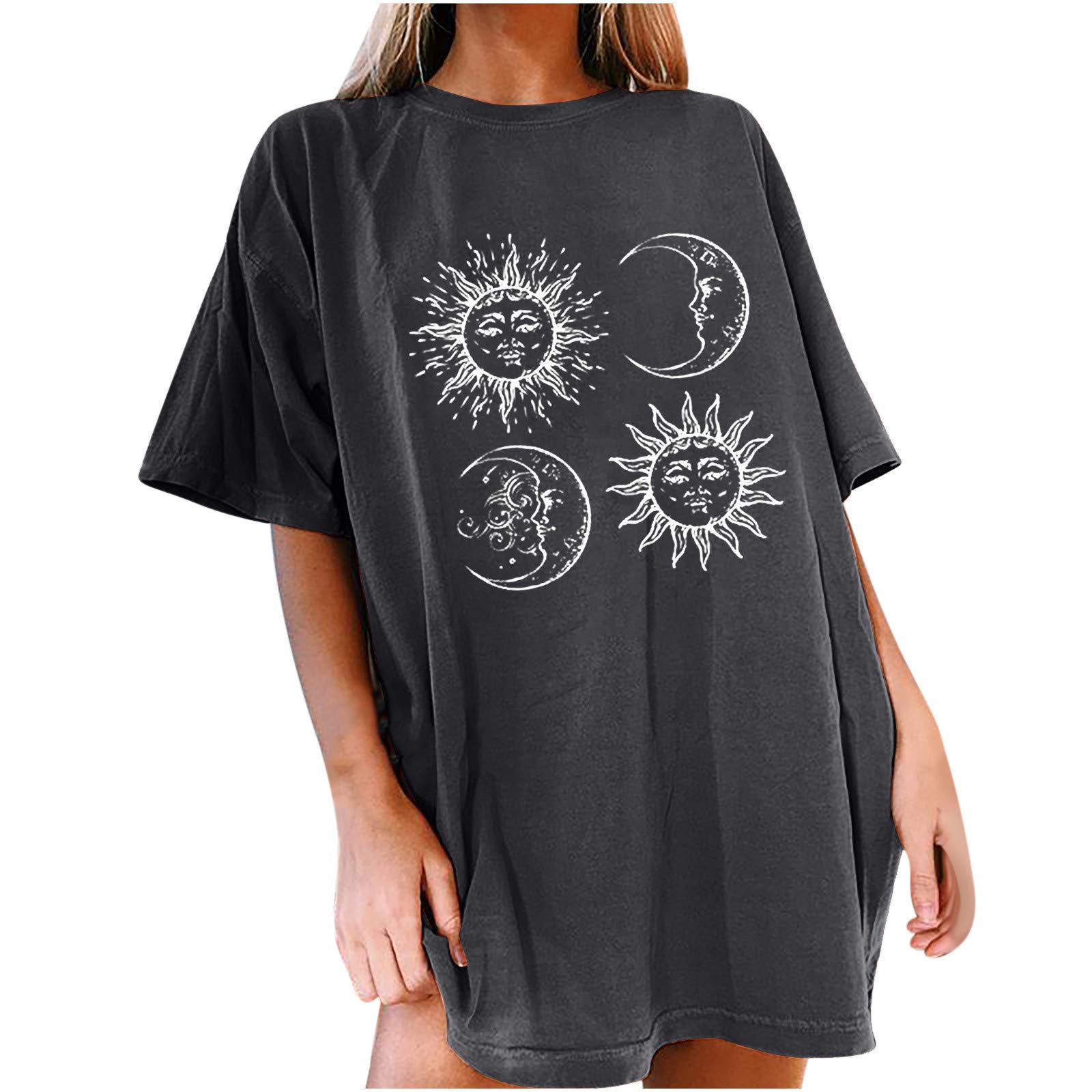 Women's Printed Short Sleeve Blouse - Loose Fit Casual Summer Tops with Stylish Patterns | Perfect for Beach Outings, Vacation Wear & Everyday Comfort