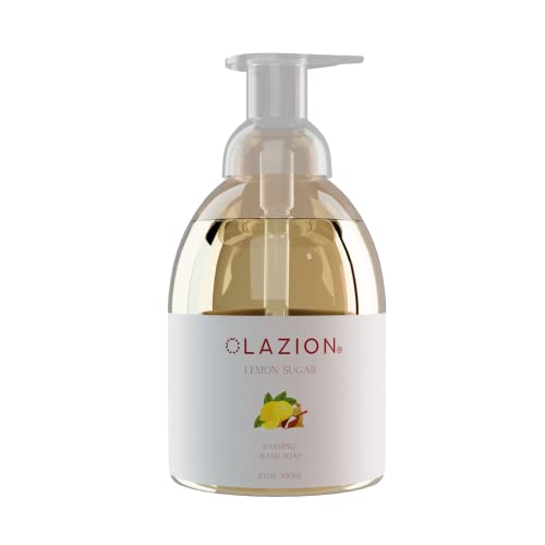 Natural Lemon Sugar Vegan Foaming Hand Soap - Refreshing Plant-Based Hand Wash for Kitchen, Bathroom & Office | Gentle & Moisturizing