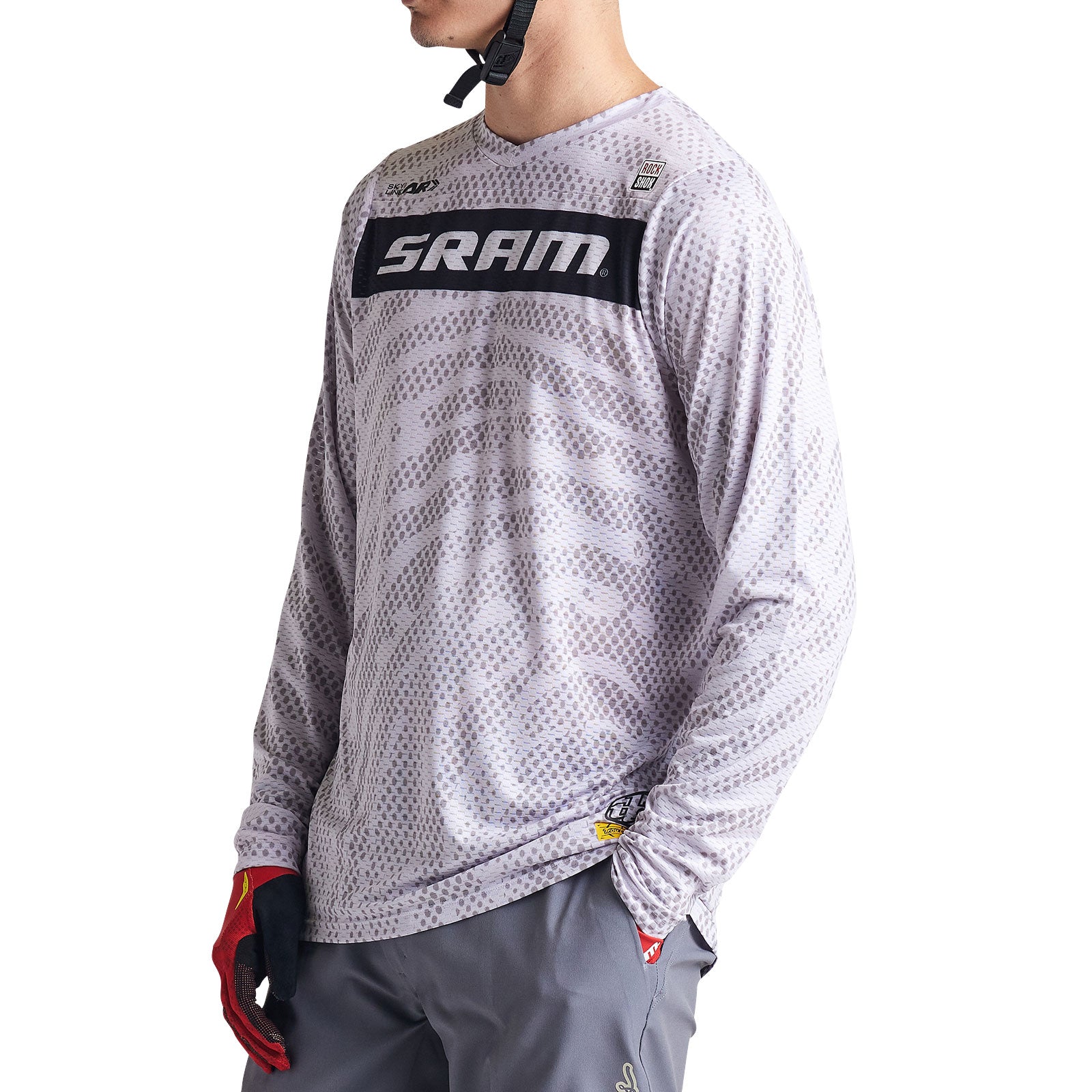 SRAM Roots Cement Skyline Air LS Jersey - Lightweight Cycling Jersey for Men - Perfect for Road Biking, Mountain Biking & Outdoor Sports