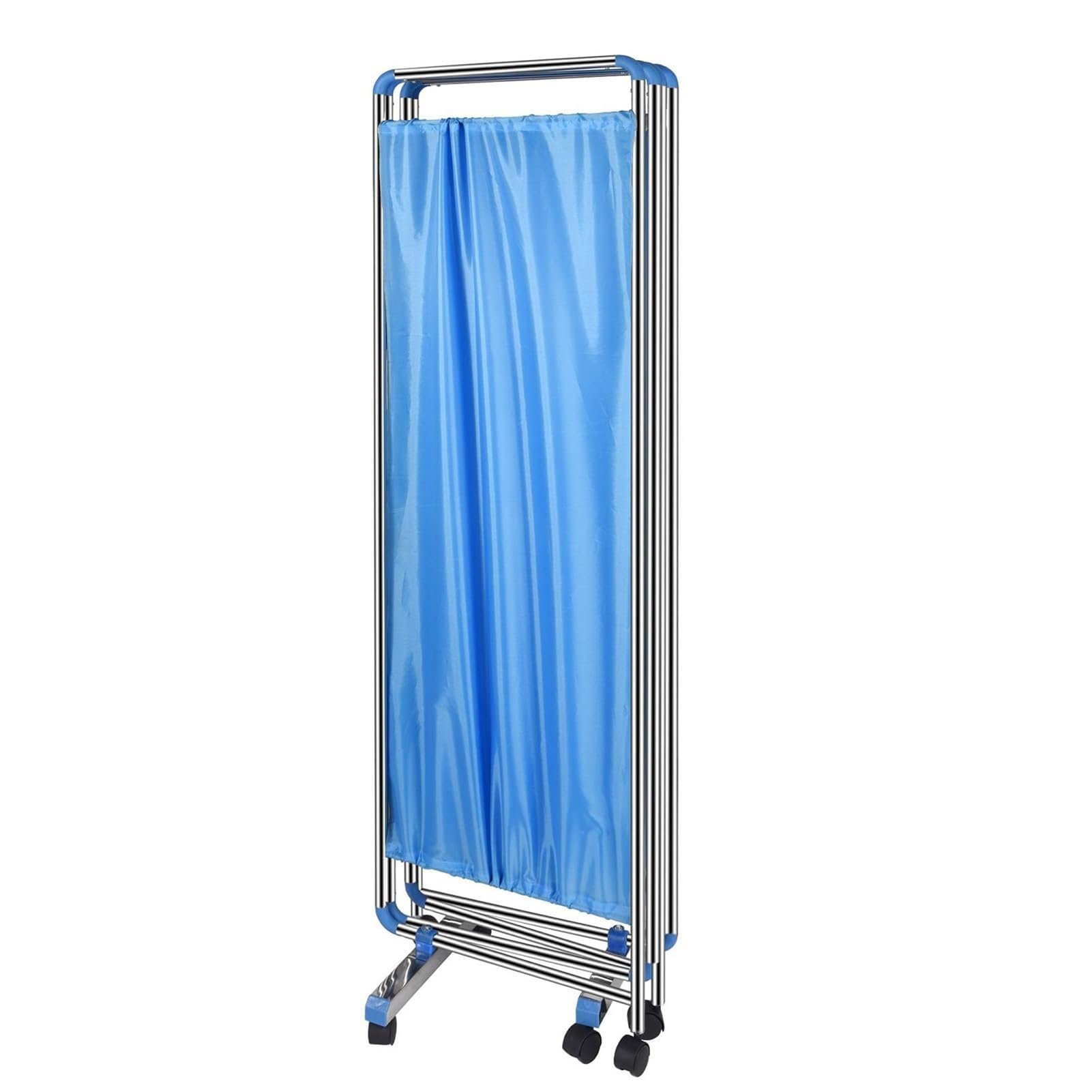 3-Panel Rolling Medical Privacy Screen on Wheels - Portable Room Divider for Clinics, Hospitals & Exam Rooms - Foldable Space-Saving Partition - Ideal for Patient Privacy, Waiting Areas & Office Spaces