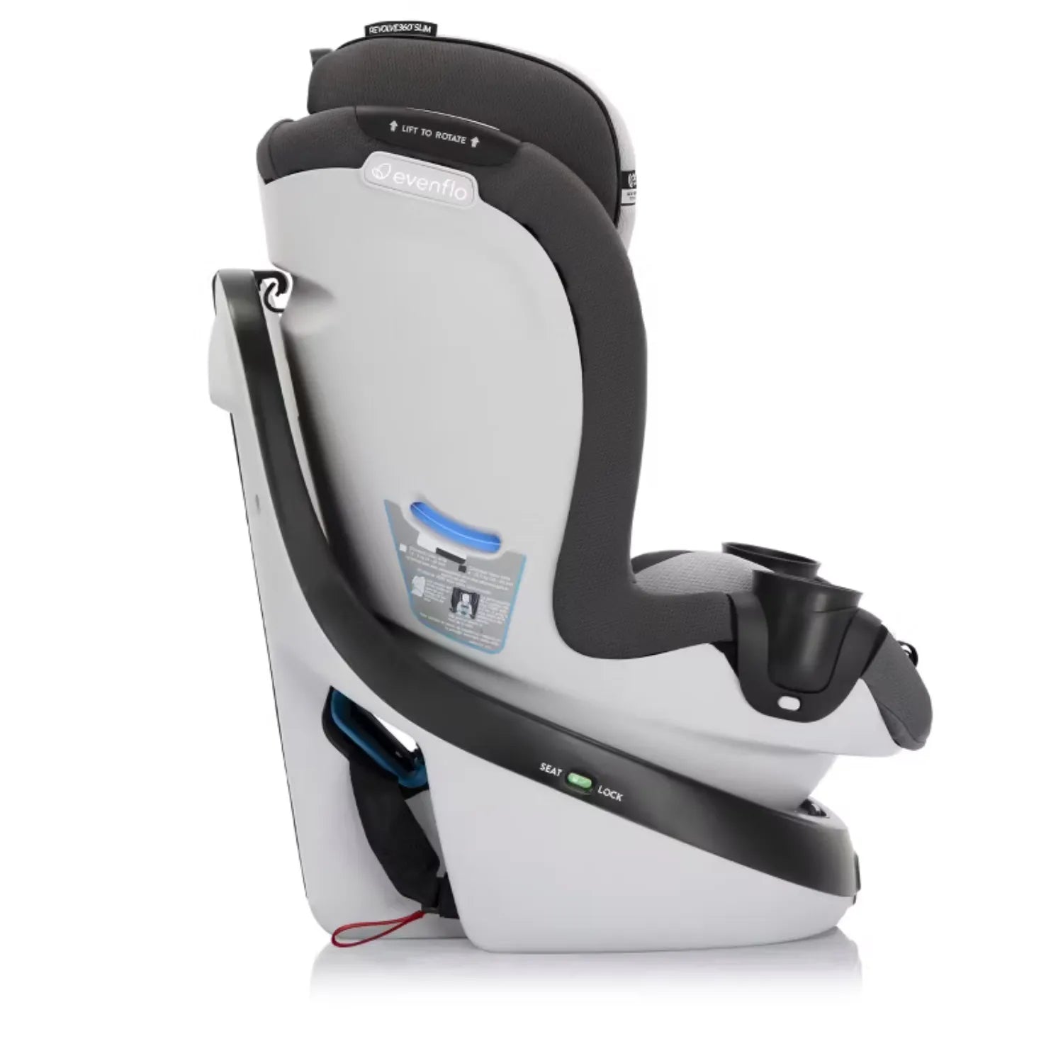 Revolve 360 Slim 2-in-1 Rotating Convertible Car Seat for Infants & Toddlers - Pearl Gray | Easy Swivel & Rear-Facing to Forward-Facing Transition for Safe Car Rides
