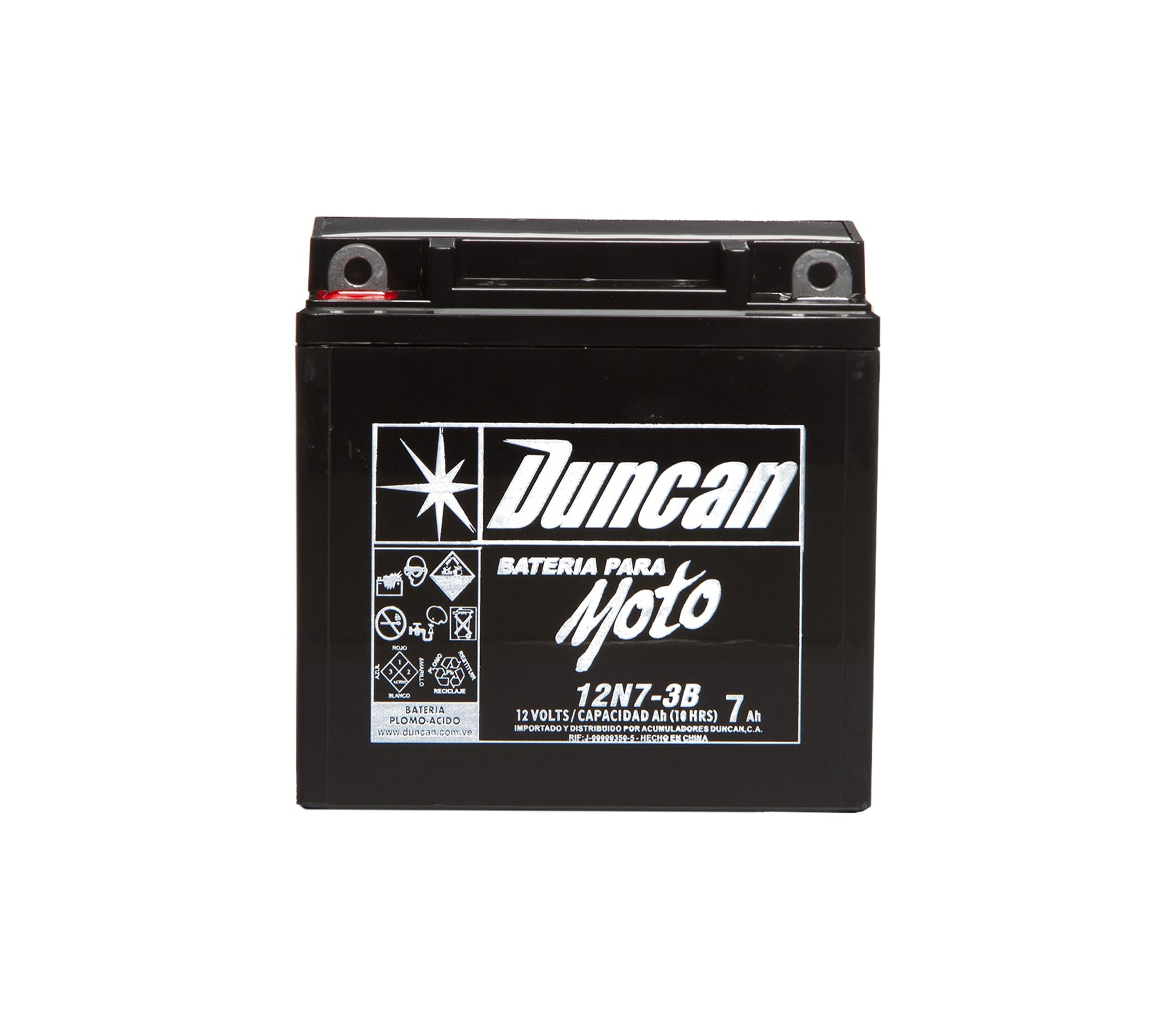 12N7-3B AGM Motorcycle Battery - Sealed Lead Acid (SLA) for Duncan Bikes - Perfect for Off-Road Adventures & Long-Distance Riding