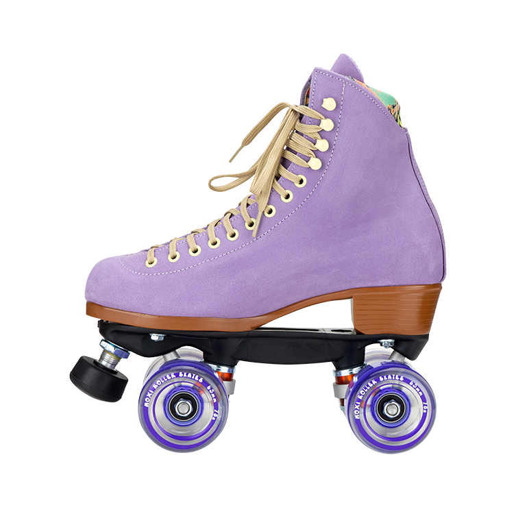 Moxi Lolly Roller Skates - Lilac Purple Outdoor & Indoor Skates for Women & Girls - Perfect for Park, Rink, Street Skating & Fitness