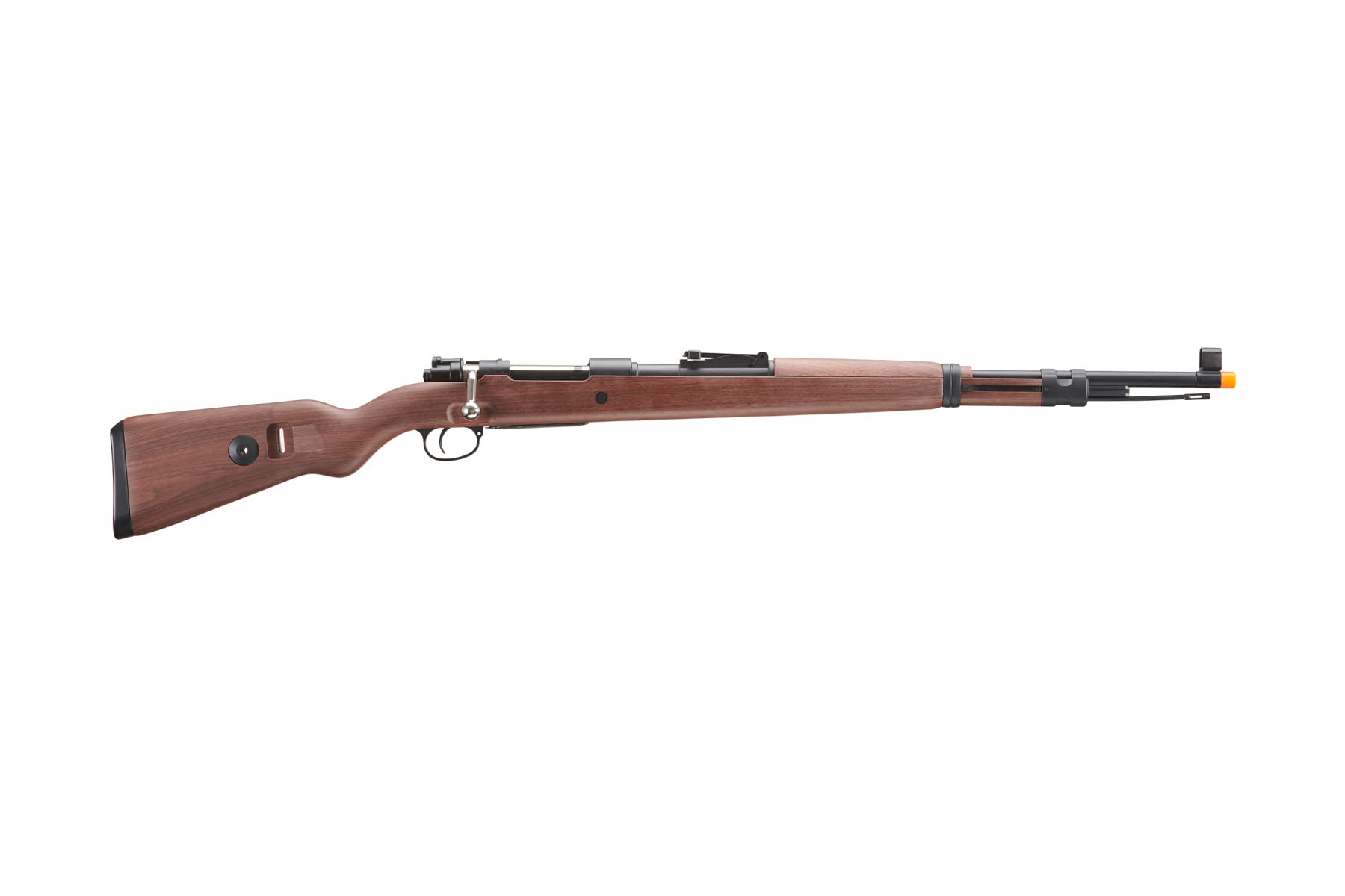 Double Bell WWII Kar 98K Bolt Action Gas Airsoft Rifle - Realistic Wood Finish | WW2 Military Reenactment, Airsoft Battles & Historical Collection