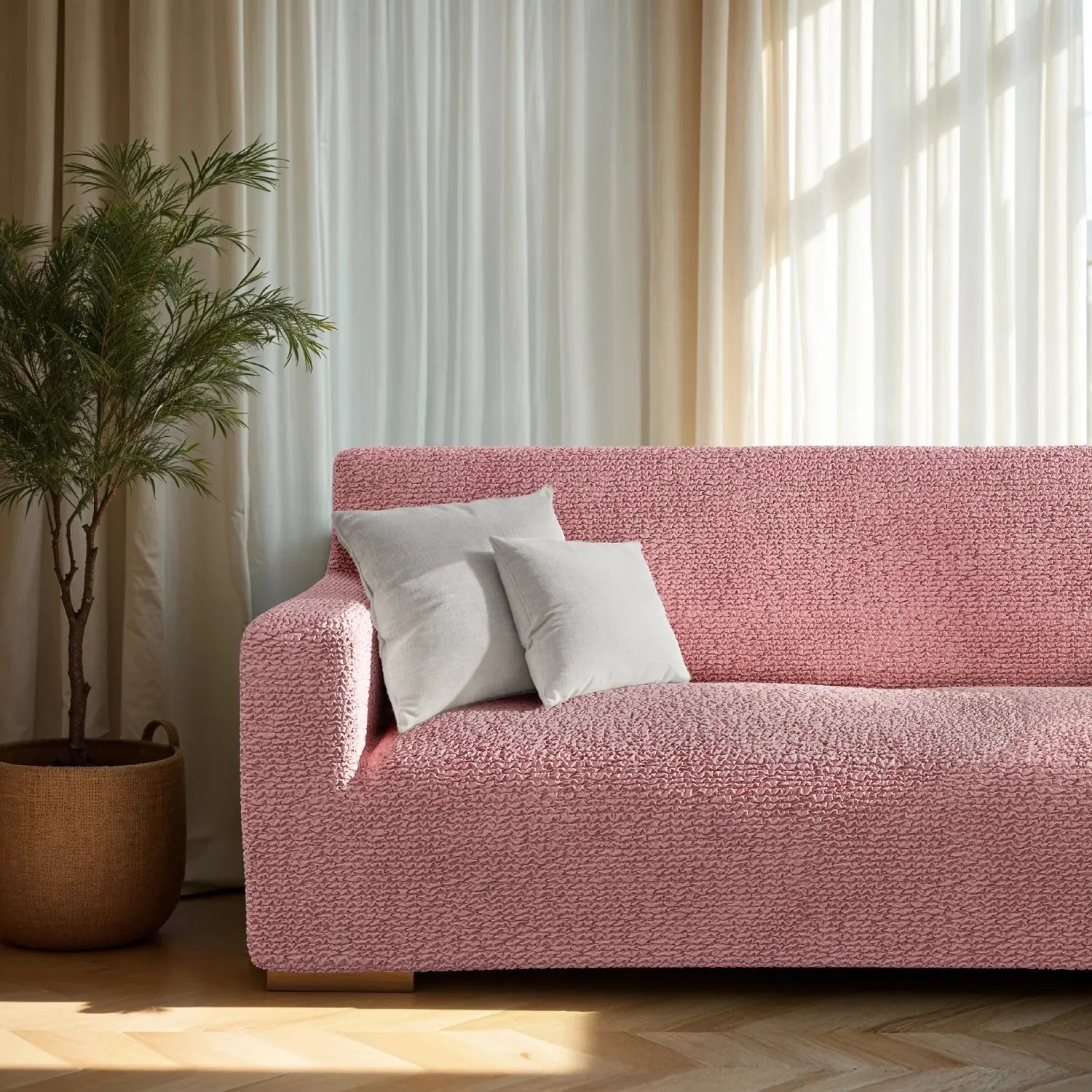 2 Seater Loveseat Slipcover - Soft Microfiber Fabric - Perfect for Living Room, Bedroom & Home Decor