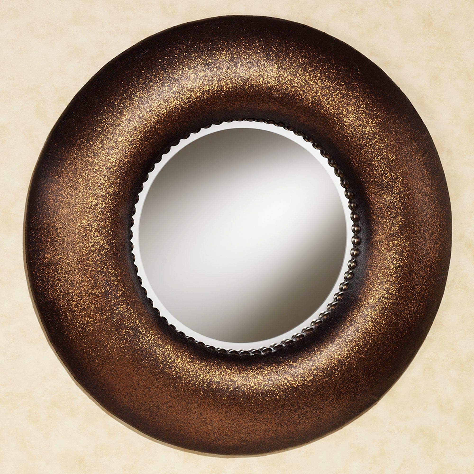 Elegant Marcinelle Wall Mirror in Copper Finish - Perfect for Living Room, Bedroom, or Entryway Decor