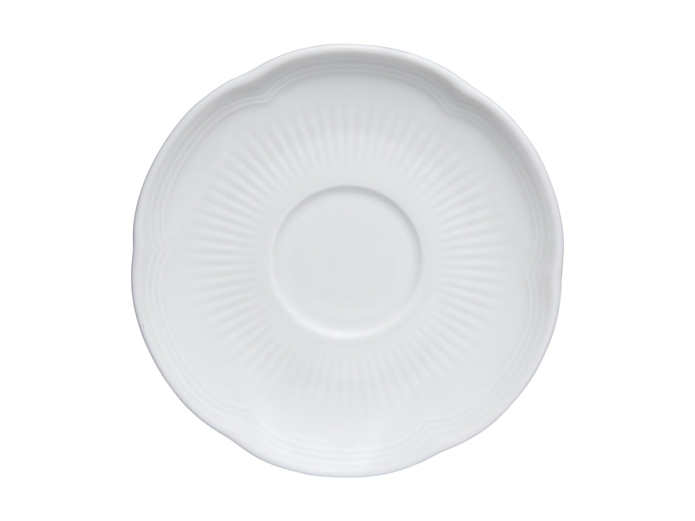 Maxwell & Williams White Basics Rocolo Demi Cup & Saucer Set - 90ML Porcelain Tea Cup for Elegant Afternoon Tea, Coffee, and Dessert Serving - Perfect for Home, Cafe, and Restaurant Use