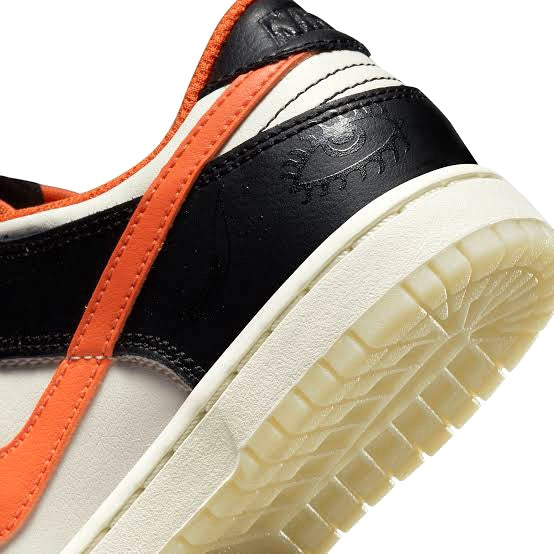 Nike Kids Dunk Low Halloween Sneakers - Black Orange PS White Pre School Shoes for Boys & Girls | Perfect for Halloween Costumes, School, and Playtime