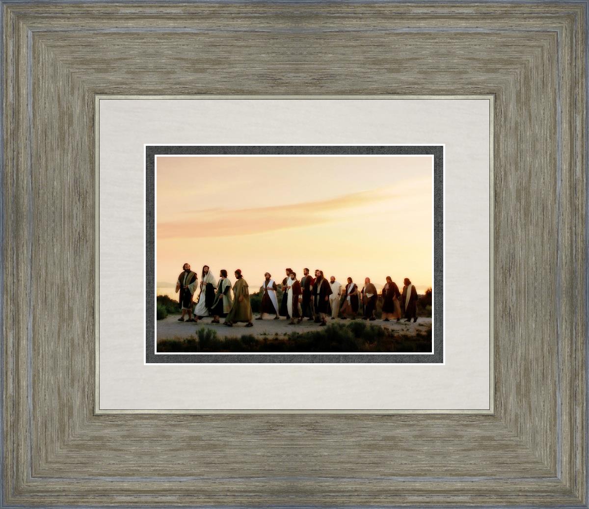 Follow Him - Christian Bible Verse Wall Art for Home & Church Decor - Perfect for Living Room, Bedroom, and Sunday School Inspirational Decorations