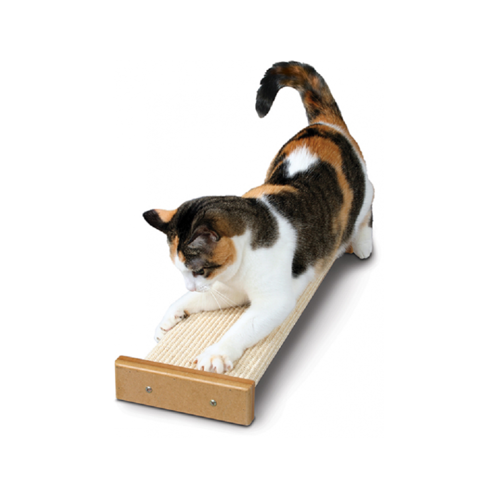 Premium Cat Scratching Post with Sisal and Carpet - Durable Cat Scratcher for Indoor Kittens - Perfect for Living Room, Bedroom or Home Office