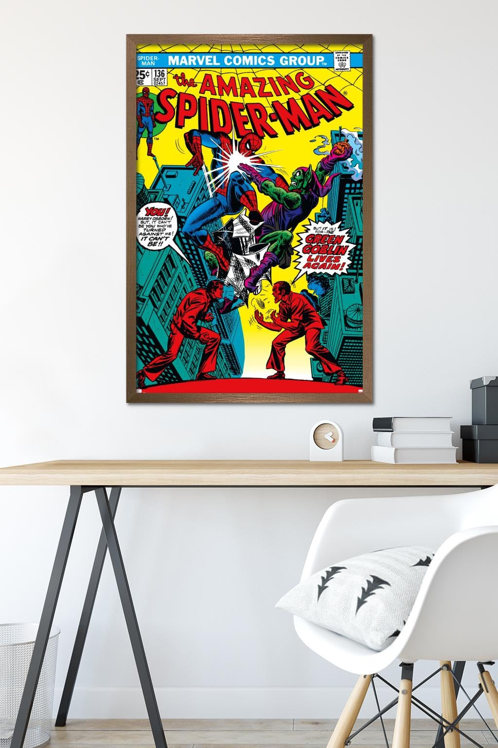 Trends International Marvel Comics Green Goblin - The Amazing Spider-Man #136 Wall Poster 34