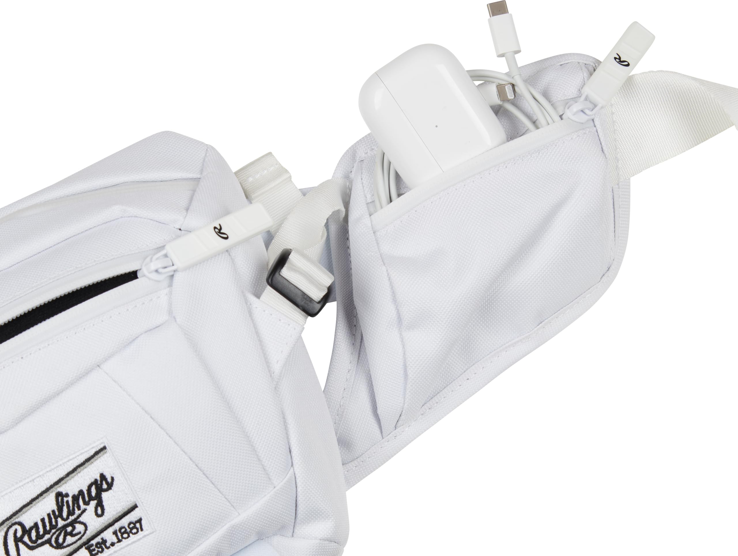 Rawlings Sling Crossbody Bag for Baseball & Softball - Adjustable Strap, Durable Nylon, Multiple Colors & Styles - Perfect for Games, Practice & Travel