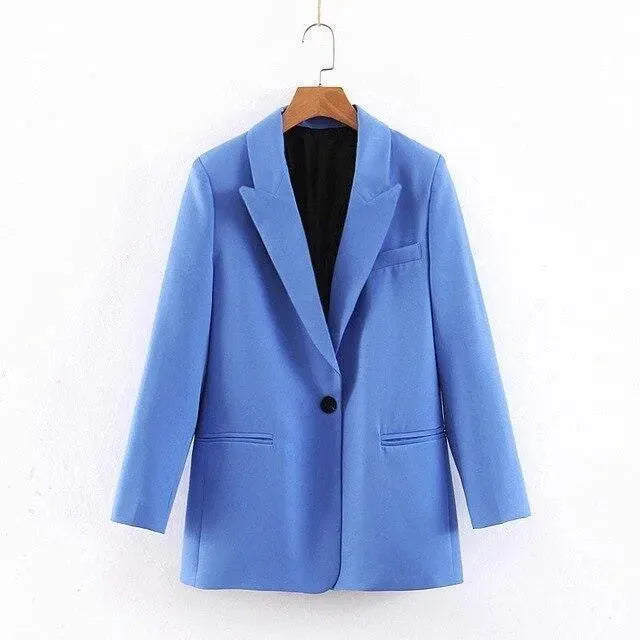 Stylish Women's Pantsuit with Pleated Pants - Professional Office Wear & Business Attire for Women | Perfect for Work, Interviews, and Formal Events