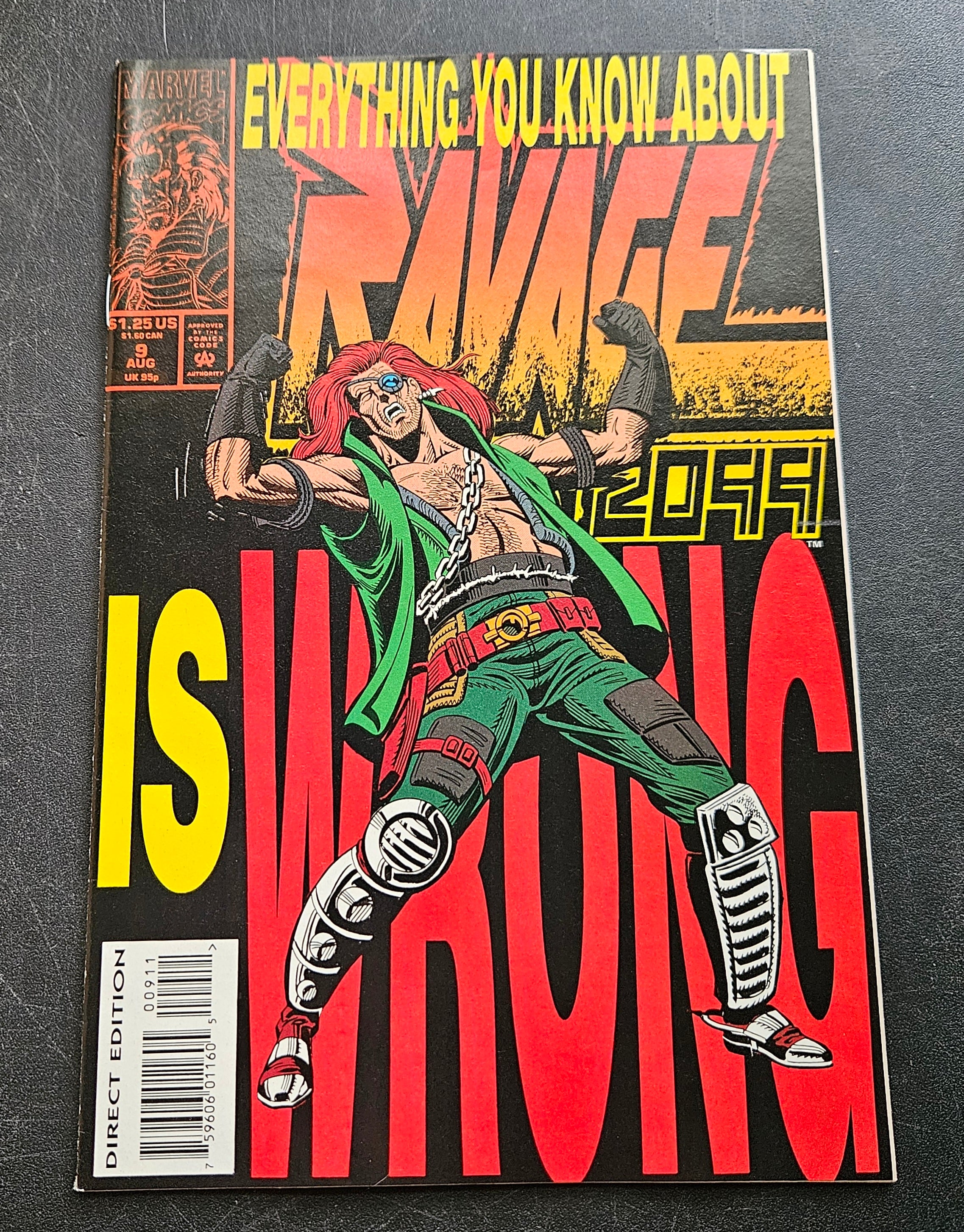 Ravage 2099 #9 Bio Crash June 1993 Marvel Comic Book - Rare Collectible Superhero Graphic Novel for Comic Enthusiasts & Marvel Fans
