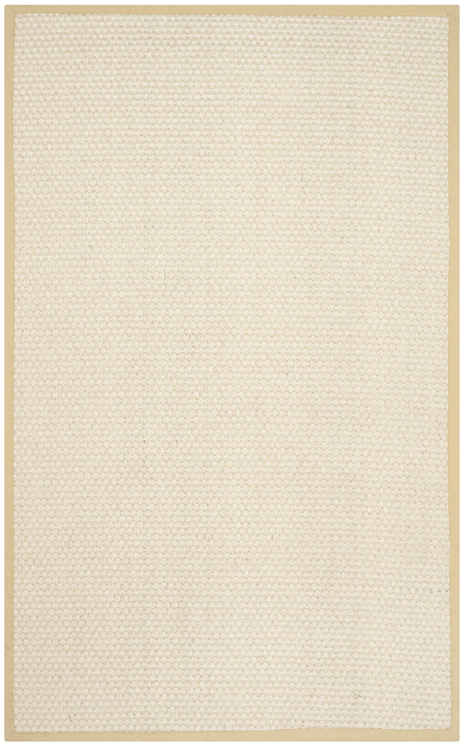 SAFAVIEH Natural Fiber Collection Area Rug - 8' x 10', Greek Key Sisal Design, Easy Care & Durable, Non-Slip Backing - Perfect for Living Room, Bedroom, Dining Room & High Traffic Areas (NF462A)