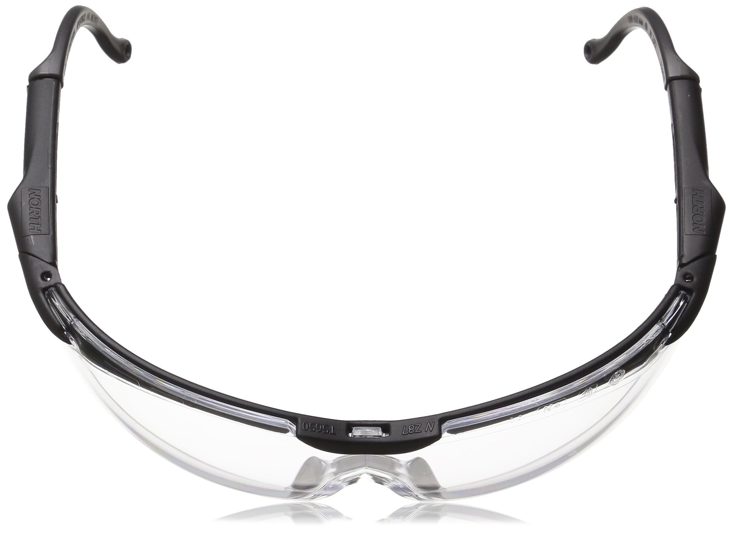 Honeywell T56505B 5600 Safety Glasses - Clear Anti-Fog Lens, Black/Gray Frame (10 Pack) - Perfect for Construction, Lab Work & DIY Projects