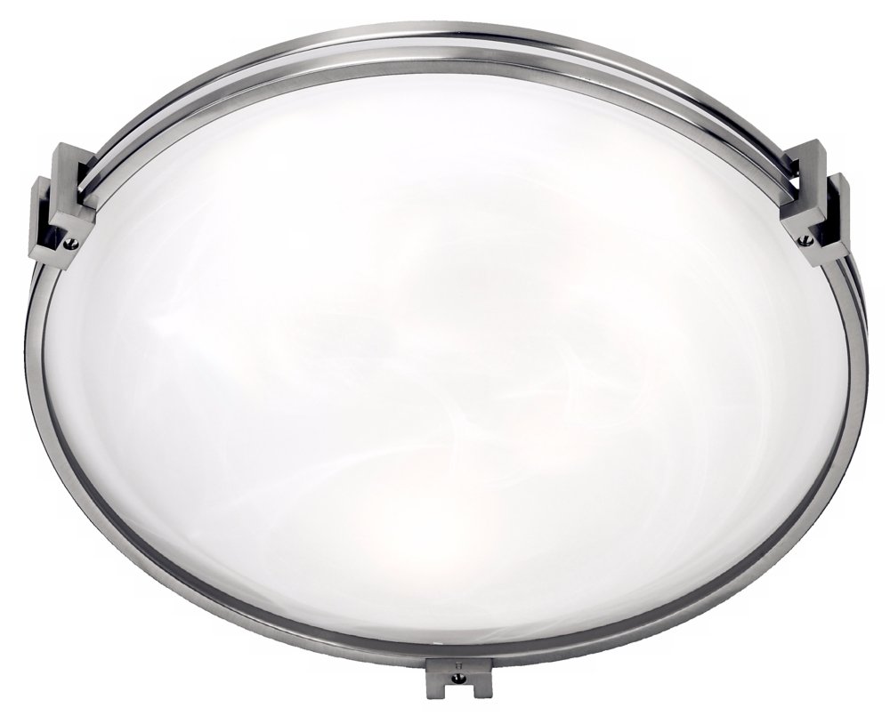 Modern Flush Mount Ceiling Light Fixture - 16 3/4