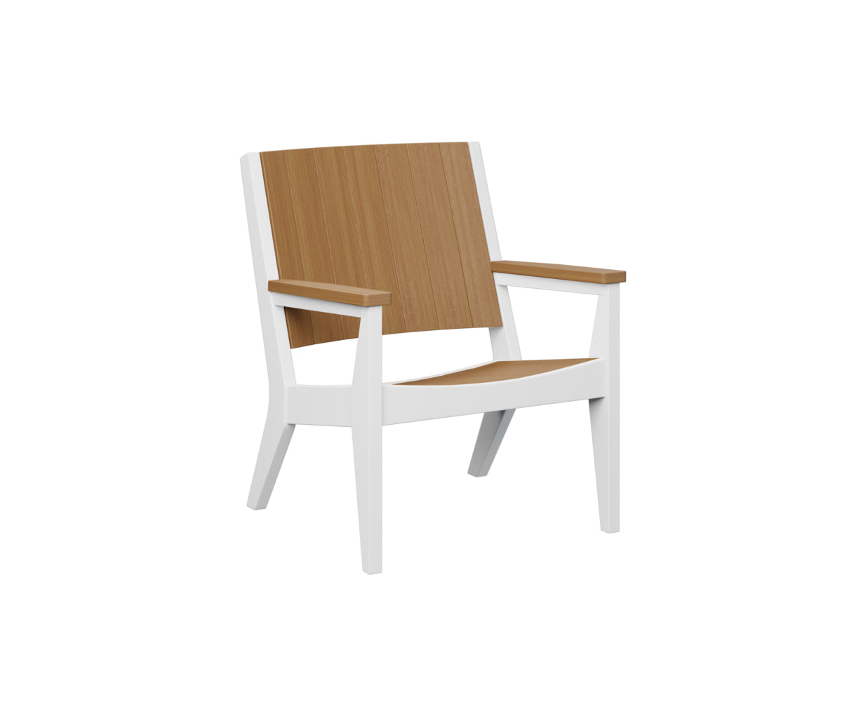 Natural Teak on White