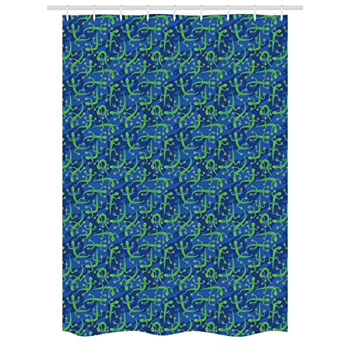 Navy Blue and Green